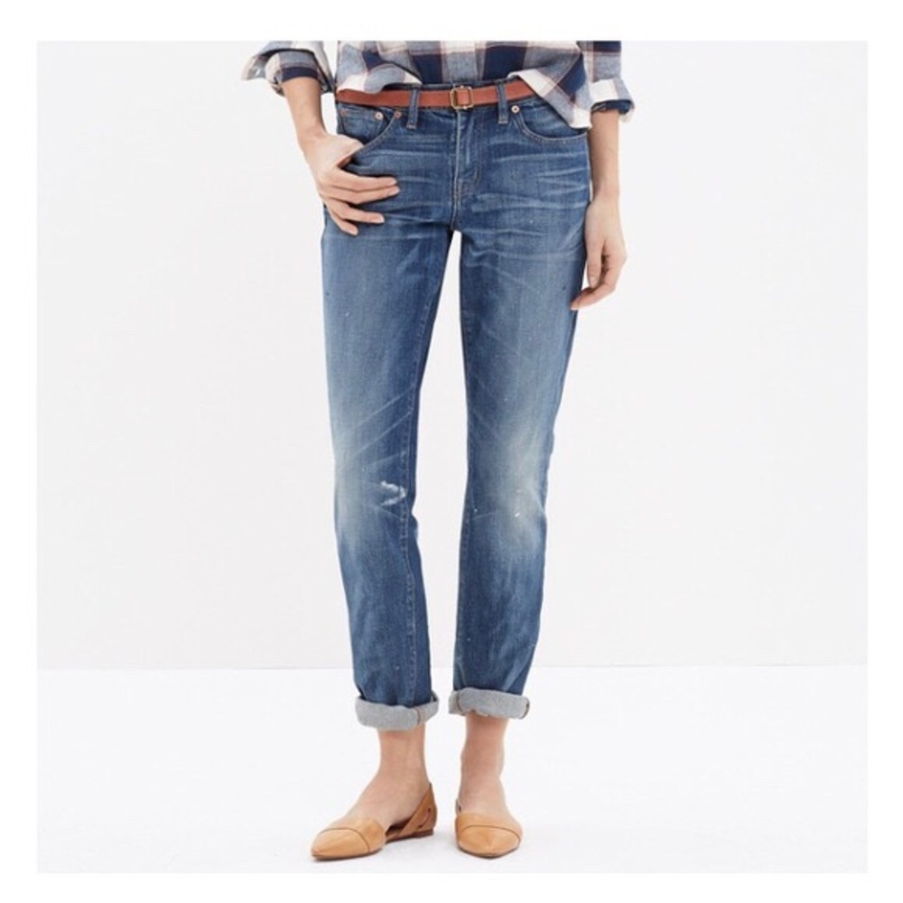 Madewell Slim Boyjean in Akiva Wash